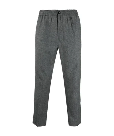 Ami Alexandre Mattiussi Cropped Track Pants In Black