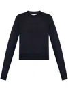 Ami Alexandre Mattiussi Ami Paris De Coeur Jumper In Dark Blue