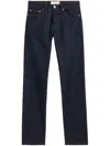 AMI ALEXANDRE MATTIUSSI DARK BLUE STRAIGHT LEG JEANS