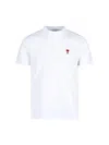 Ami Alexandre Mattiussi Logo-embroidered Organic Cotton-jersey T-shirt