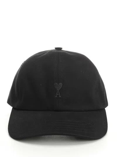 Ami Alexandre Mattiussi Adc-cp265 Coton Hats Black