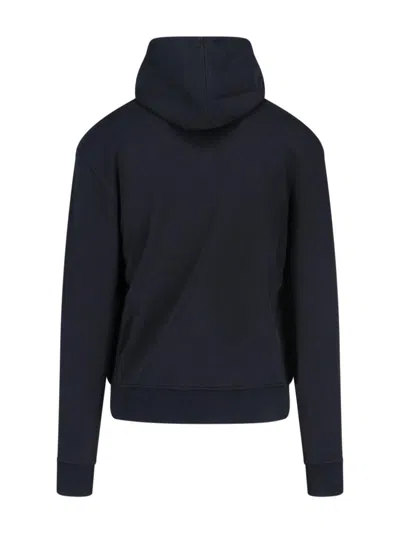 Ami Alexandre Mattiussi De Coeur Hoodie In Black