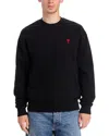 Ami Alexandre Mattiussi Ami De Coeur Logo-embroidered Pullover Sweatshirt