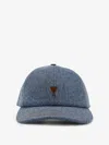 Ami Alexandre Mattiussi Denim Baseball Hat In Blue
