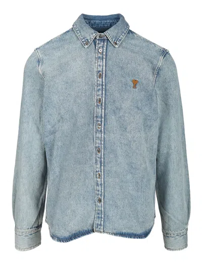 AMI ALEXANDRE MATTIUSSI DENIM SHIRT
