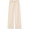 Ami Alexandre Mattiussi Beige Cotton Wide Fit Jeans White