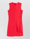 Ami Alexandre Mattiussi Distressed Finish Mini Dress