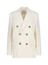Ami Alexandre Mattiussi Double-breasted Blazer - White In White