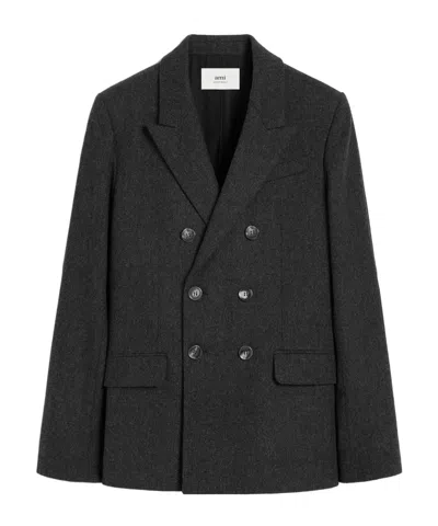 AMI ALEXANDRE MATTIUSSI AMI PARIS DOUBLE BREASTED BLAZER