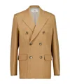 Ami Alexandre Mattiussi Double-breasted Blazer In Brown