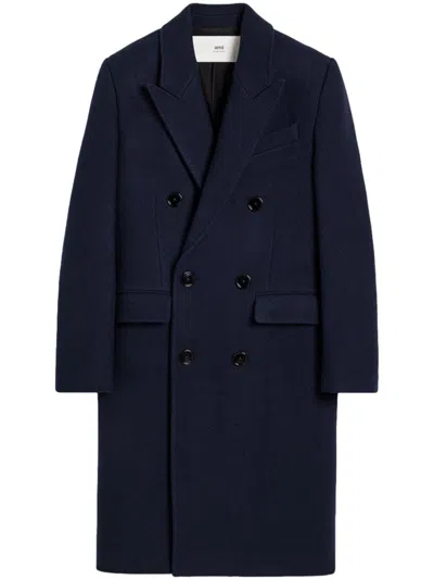 AMI ALEXANDRE MATTIUSSI DOUBLE BREASTED BUTTONED JACKET
