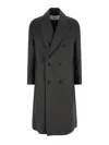 Ami Alexandre Mattiussi Double-breasted Coat - Grey In Gray