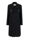Ami Alexandre Mattiussi Ami Paris Coats In Black