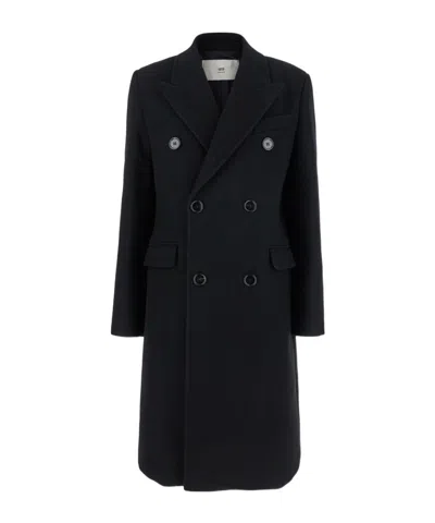 AMI ALEXANDRE MATTIUSSI AMI PAIRS DOUBLE BREASTED COAT