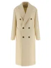 Ami Alexandre Mattiussi Double-breasted Coat Coats And Trench Coats White In Multi