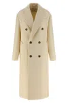 Ami Alexandre Mattiussi Double-breasted Coat Coats And Trench Coats White In Neutral