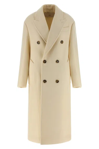 AMI ALEXANDRE MATTIUSSI DOUBLE-BREASTED COAT