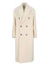 Ami Alexandre Mattiussi Double-breasted Coat In White
