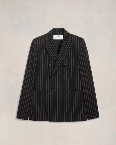 Ami Alexandre Mattiussi Double Breasted Jacket Black