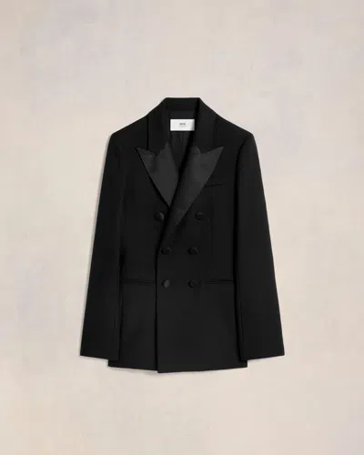 Ami Alexandre Mattiussi Double Breasted Jacket Black