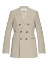 Ami Alexandre Mattiussi Long-sleeved Suit Jacket In Neutral