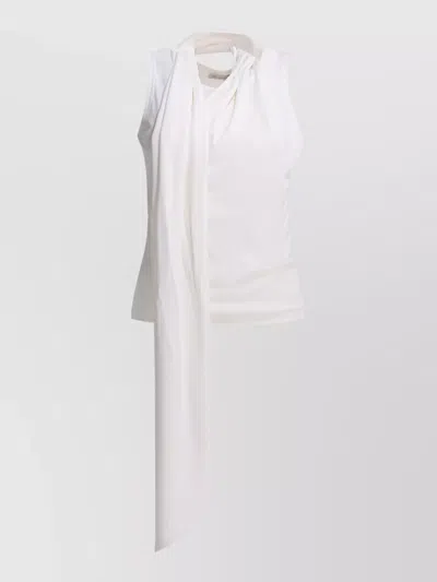 Ami Alexandre Mattiussi Herno Ultralight Nylon Down Jacket With Drawstring Waist In White