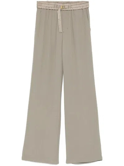 Ami Alexandre Mattiussi Drawstring Palazzo Pants In Multicolor
