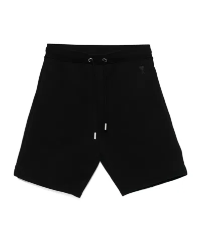 Ami Alexandre Mattiussi Drawstring Shorts In Black