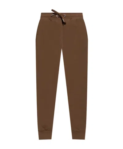 Ami Alexandre Mattiussi Drawstring Sweatpants In Brown