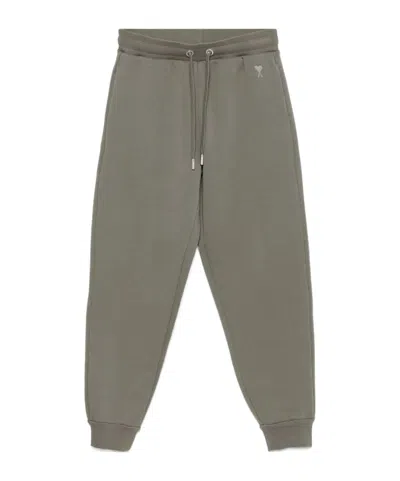 Ami Alexandre Mattiussi Drawstring Sweatpants In Gray