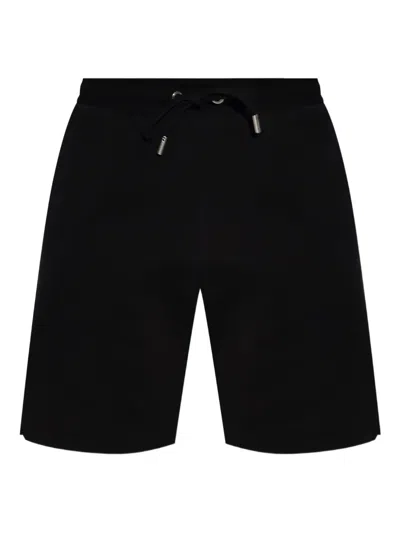 Ami Alexandre Mattiussi Drawstring-waistband Side-pockets Shorts In Black