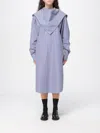 Ami Alexandre Mattiussi Dress Ami Paris Woman Color Gnawed Blue In Blue