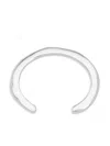 Ami Alexandre Mattiussi Silver Brass Dune Small Size Cuff Silver In Silver