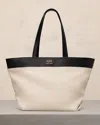 Ami Alexandre Mattiussi East West Ami Canvas Shopping Bag