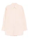 Ami Alexandre Mattiussi Edge-stitching Shirt In Pink