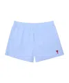 Ami Alexandre Mattiussi Elastic Waist Boxer In Blue