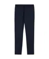 Ami Alexandre Mattiussi Elasticated Waist Trousers Blue In Black