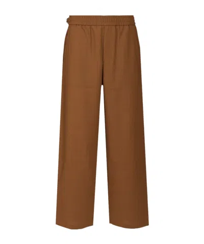 AMI ALEXANDRE MATTIUSSI ELASTIC WAIST CASUAL PANTS
