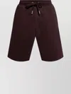 Shop Ami Alexandre Mattiussi Elastic Waist Drawstring Bermuda Shorts