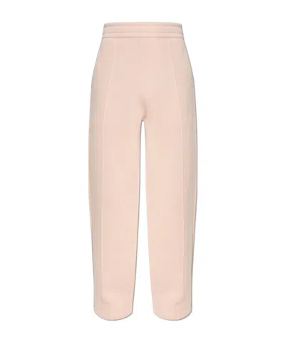 Ami Alexandre Mattiussi Elastic Waist Jogging Pants In Pink