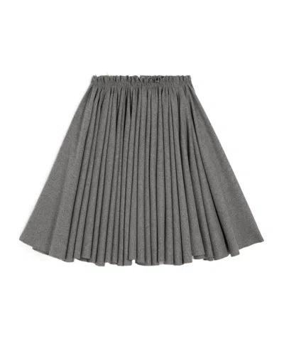 AMI ALEXANDRE MATTIUSSI AMI PARIS ELASTIC WAIST MIDI COROLLA SKIRT