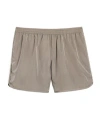 Ami Alexandre Mattiussi Elastic Waist Swimming Trunks In Nude