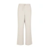 Ami Alexandre Mattiussi Ami Wide-leg Trouser With Elastic Waistband And Practical Pockets In Black