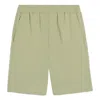 Ami Alexandre Mattiussi Elasticated Waist Bermuda Shorts In Green