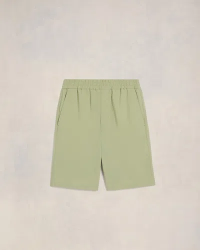 Ami Alexandre Mattiussi Elasticated Waist Bermuda Shorts Green For Men