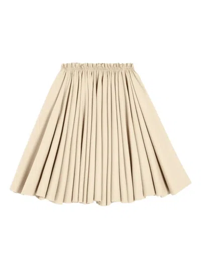 Ami Alexandre Mattiussi Elasticated-waist Midi Skirt In Neutral