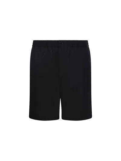 AMI ALEXANDRE MATTIUSSI ELASTICATED WAIST SHORTS