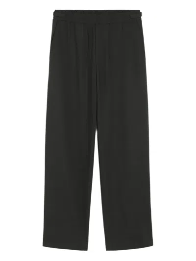 Ami Alexandre Mattiussi Elasticated-waist Trousers In Black