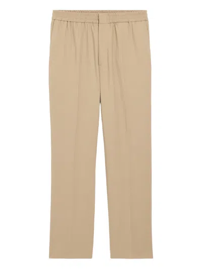 Ami Alexandre Mattiussi Ami Paris Elasticated Waist Trousers In Neutral