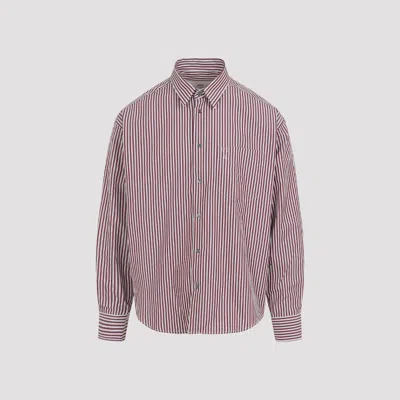 AMI ALEXANDRE MATTIUSSI EMBOSSED ADC BOXY SHIRT
